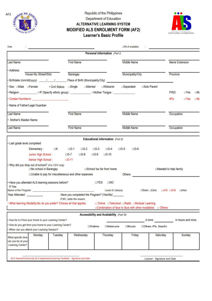 2022 Pebb Enrollment Form