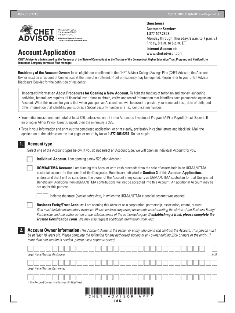 529 Enrollment Form