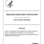 855a Medicare Enrollment Form