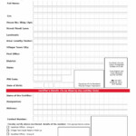 Aadhaar Enrollment Form Certificate