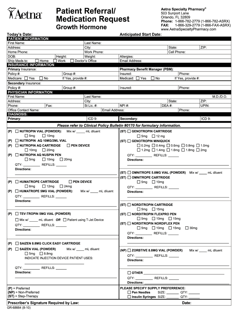 Aetna Medicaid Provider Enrollment Form