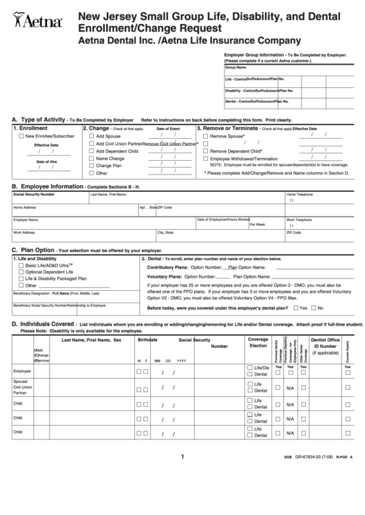 Aetna Medicare Download Enrollment Forms