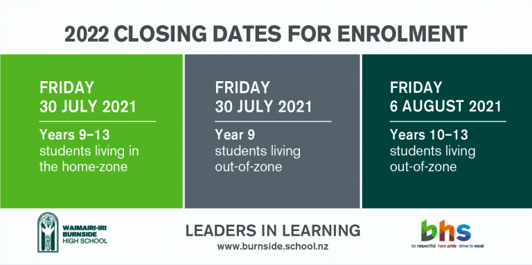 Burnside High School Enrolment Form