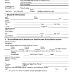 Charter School Student Enrollment Form