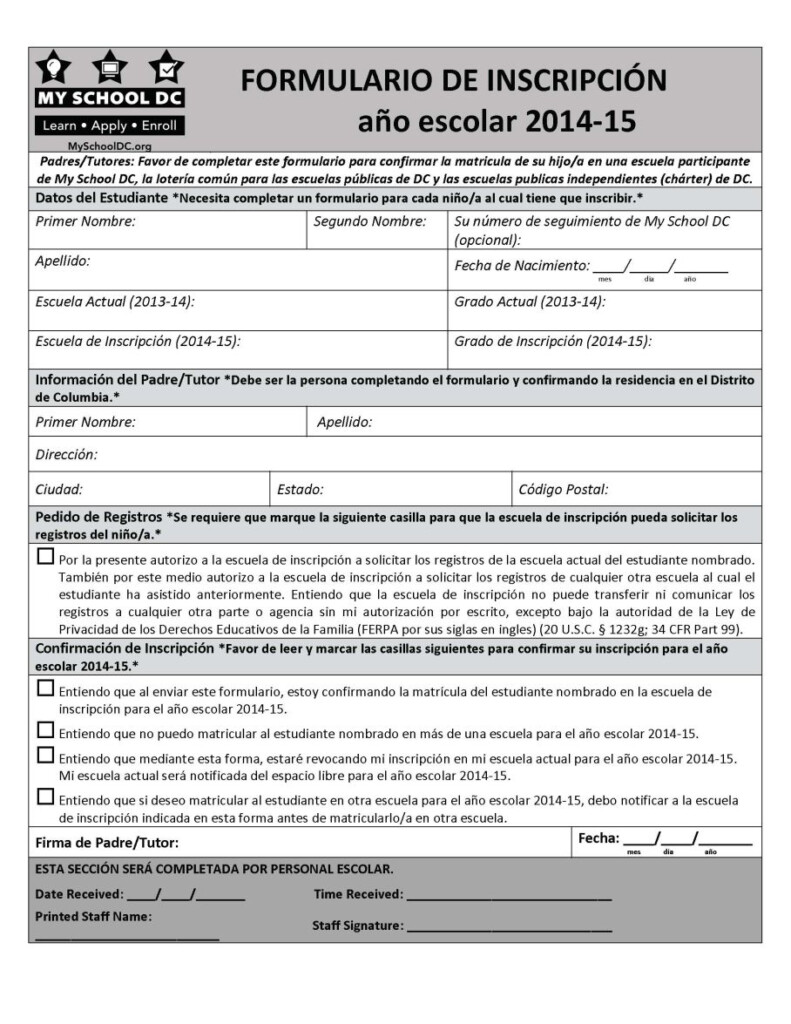 Dcccd High School Student Enrollment Form