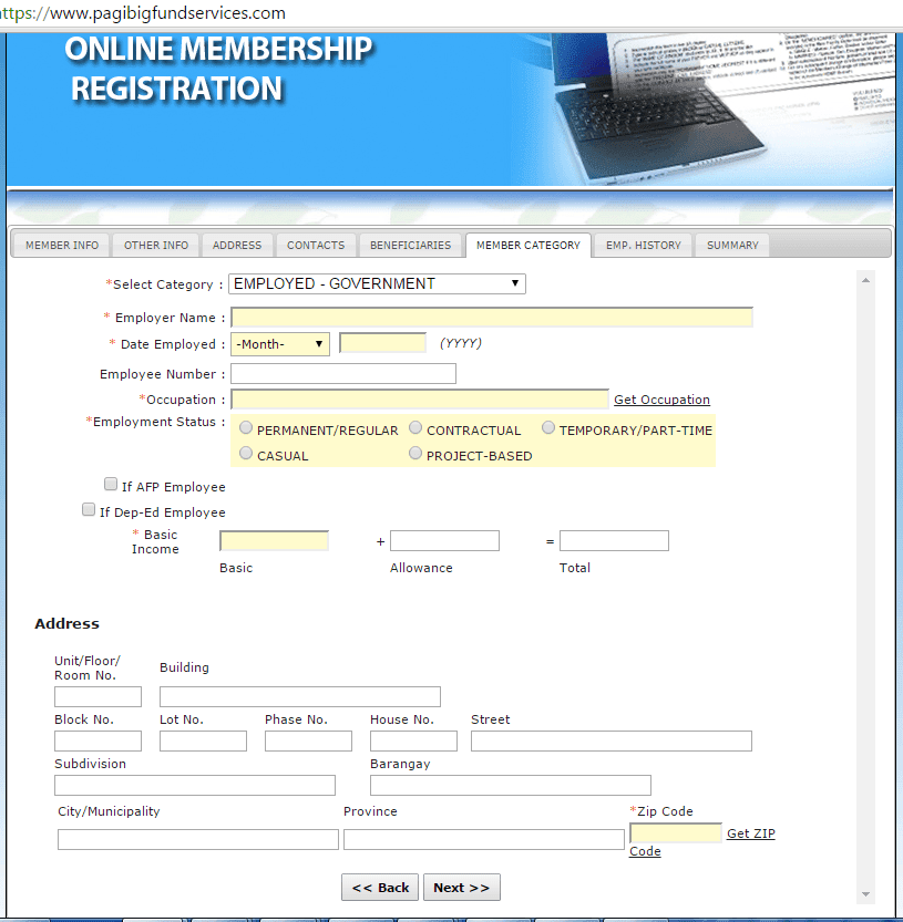 Employer Virtual Pag Ibig Enrollment Form