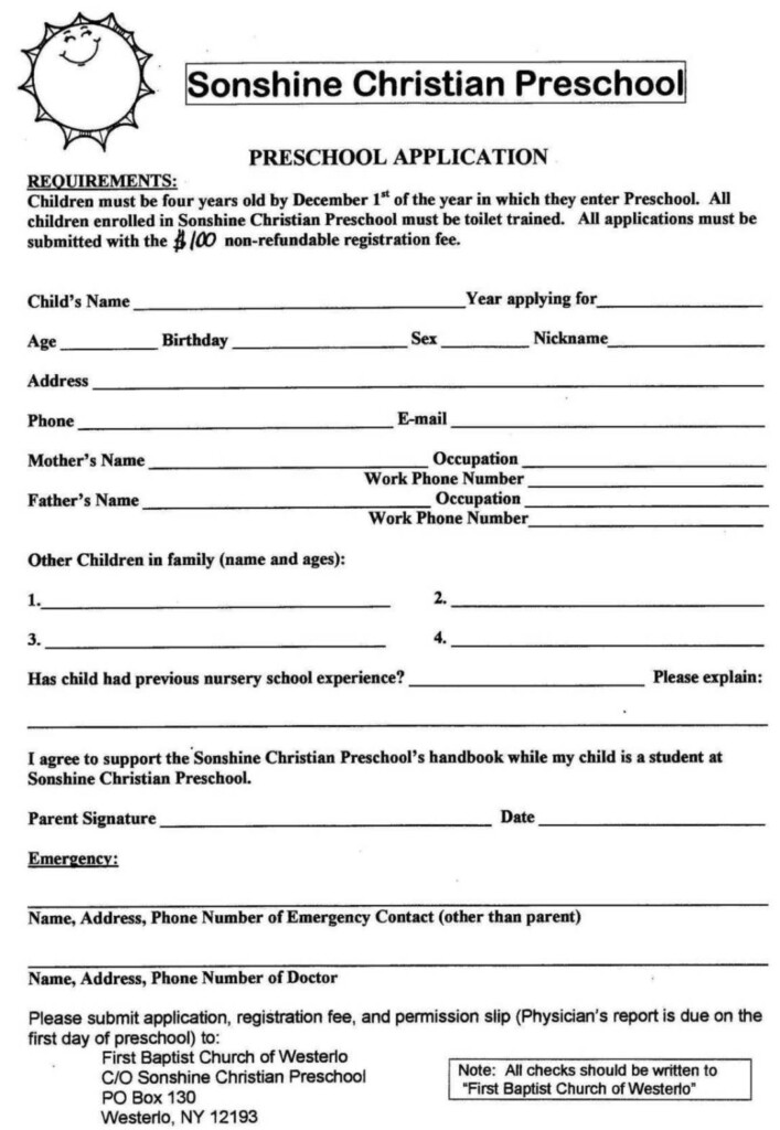 Enrollment Form