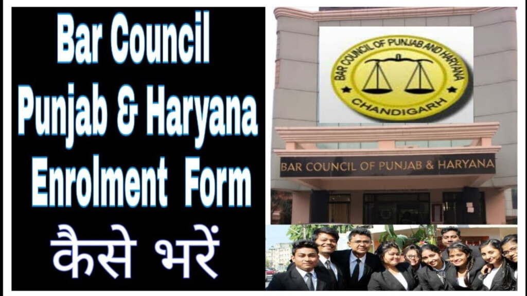 Enrollment Form Bar Council Of Punjab And Haryana