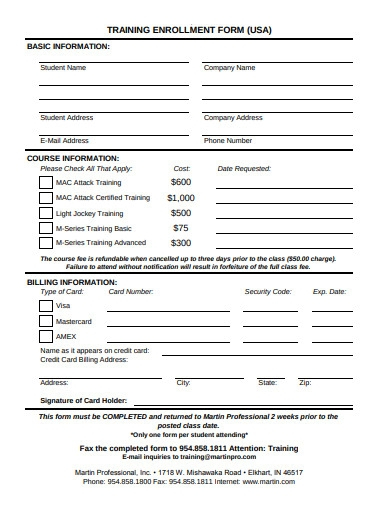 Enrollment Form Mjpru