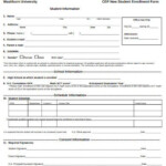 Enrollment Form New