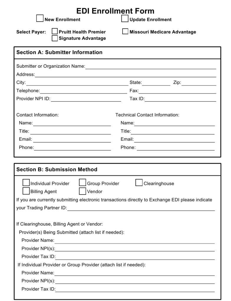 Equinoterapia Provider Enrollment Form