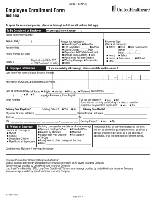 Flexforward Enrollment Form