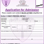 Forms For Colleges That Show Enrollment With School Letterhead