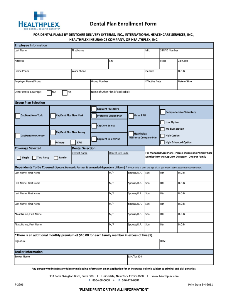 Geha Dental Provider Enrollment Form