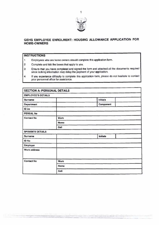 Gehs Enrollment Form