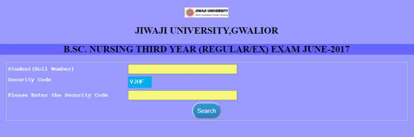 Jiwaji University Enrollment Form Pdf