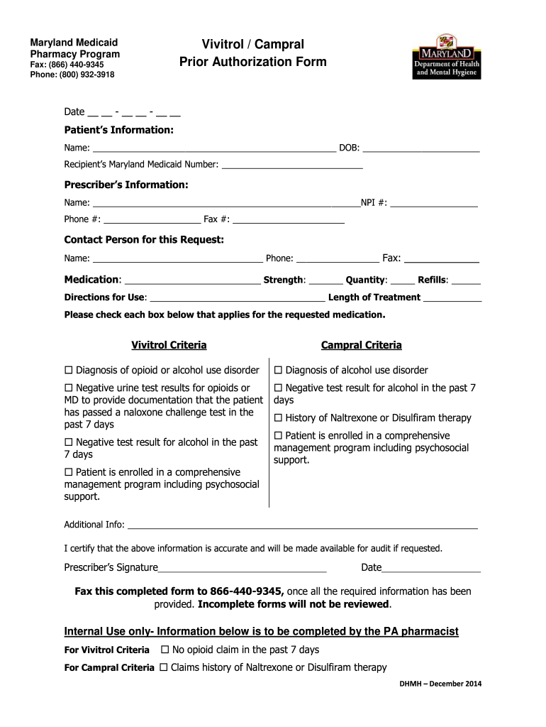 Maryland Medicaid Provider Enrollment Form