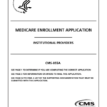 Medicare Enrollment Form 855a