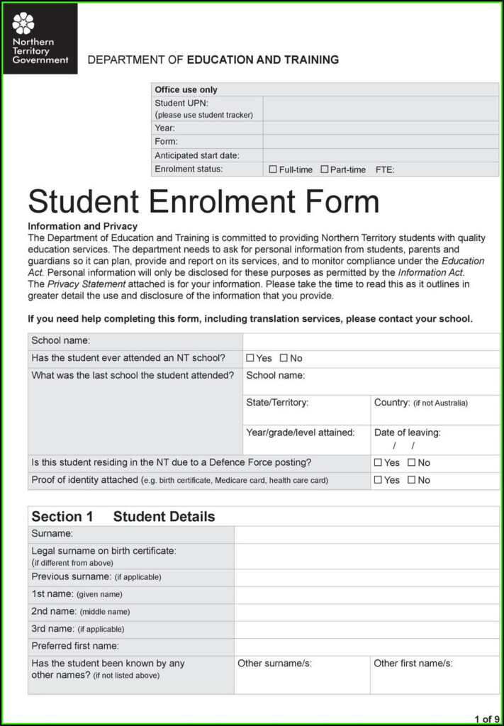 Medicare Enrolment Statutory Declaration Form