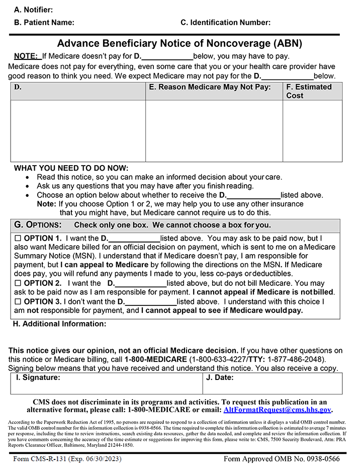 Medicare Part B Provider Enrollment Forms 855i