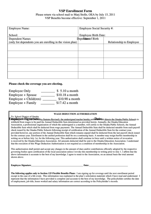 Omaha Public Schools Enrollment Form