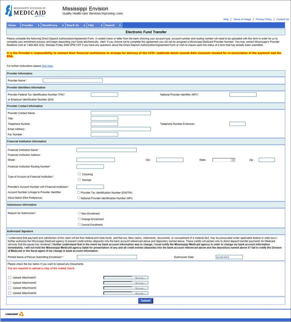 Qualchoice Eft Enrollment Form