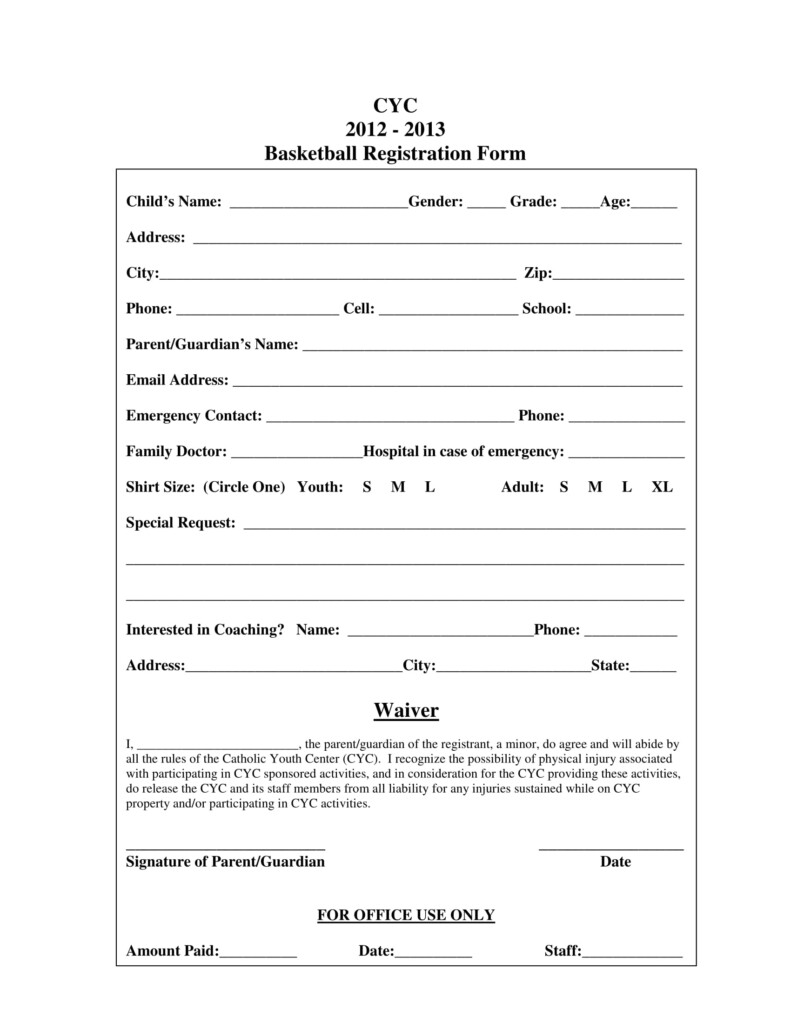 Registration Form Example