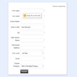 Registration Form Html With Validation