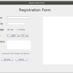 Registration Form Java