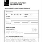 Registration Form Job