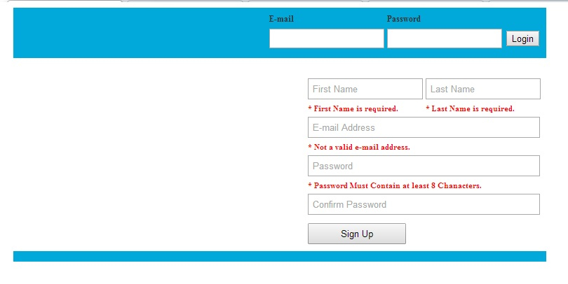 Registration Form Php With Validation