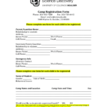 Registration Form Template