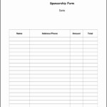 Registration Form Template Word