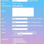 Registration Form Using Html