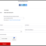 Registration Form Zoom