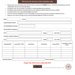 Rr Medicare Provider Enrollment Form