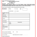 School Of Languages Enrolment Form