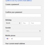 Sign Up Form Google