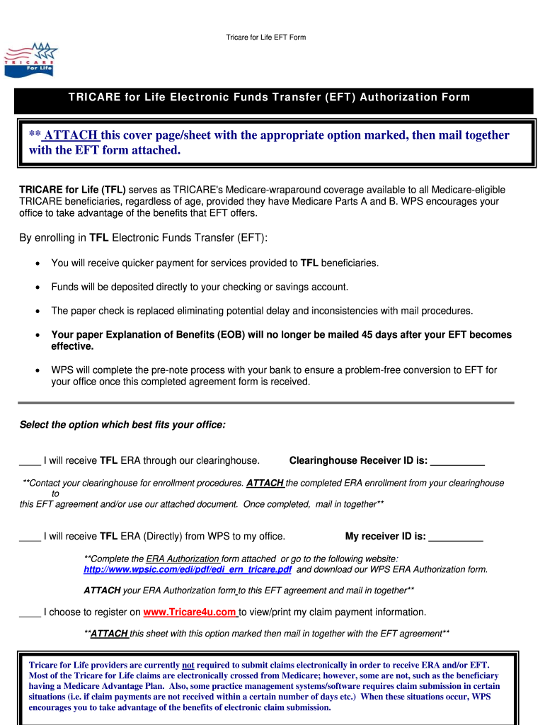 Tricare For Life Provider Enrollment Form