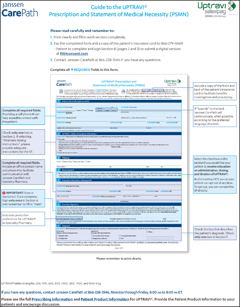 Uptravi Enrollment Form