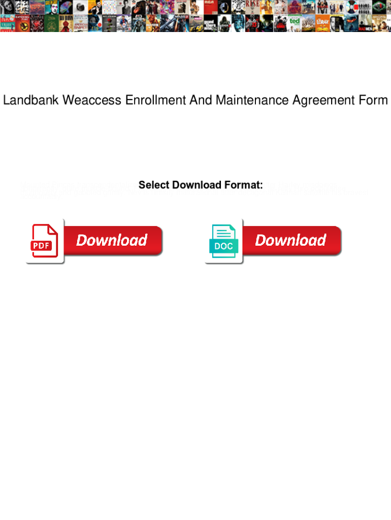 Weaccess Enrollment Form