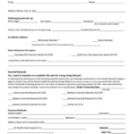 Young Living Enrollment Form