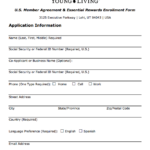 Young Living New Member Enrollment Form