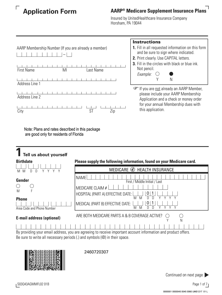 Aarp Medicare Rx Enrollment Form