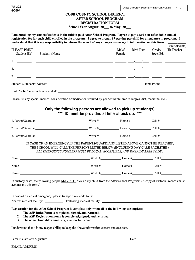 Cobb County Schools Enrollment Forms