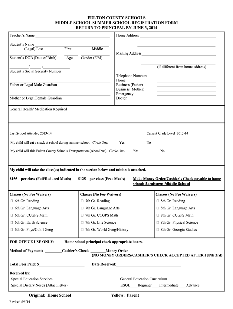 Henry County Schools Enrollment Forms