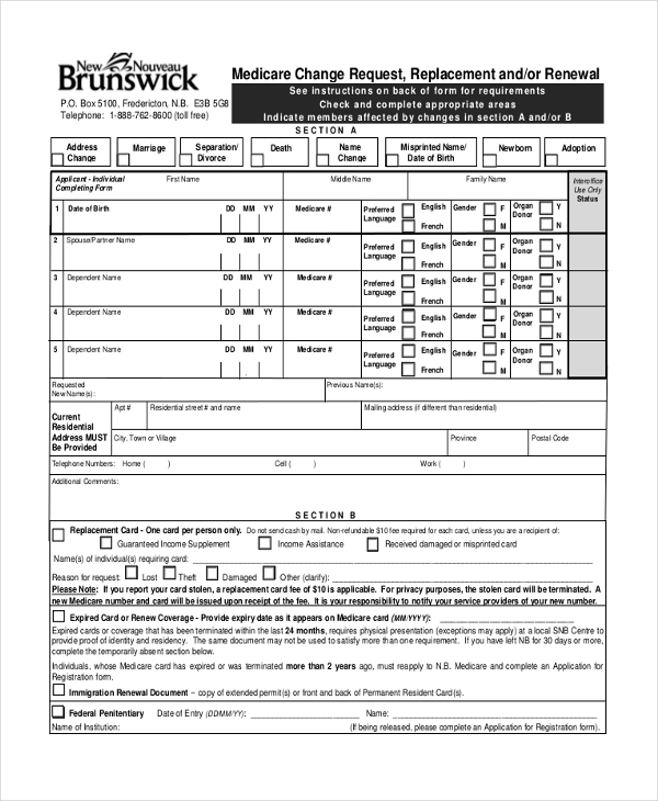 How To Change Address On Medicare Provider Enrollment Forms