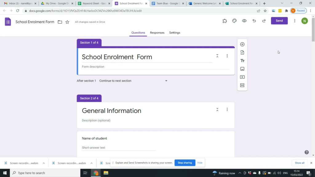 Little Learning School Enrolment Form