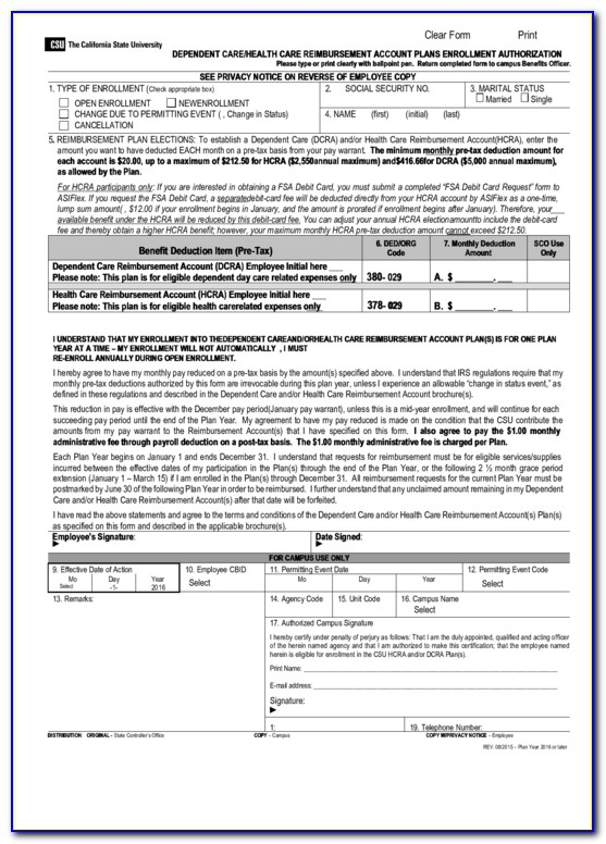 Medicare Part B Enrollment Form 2017