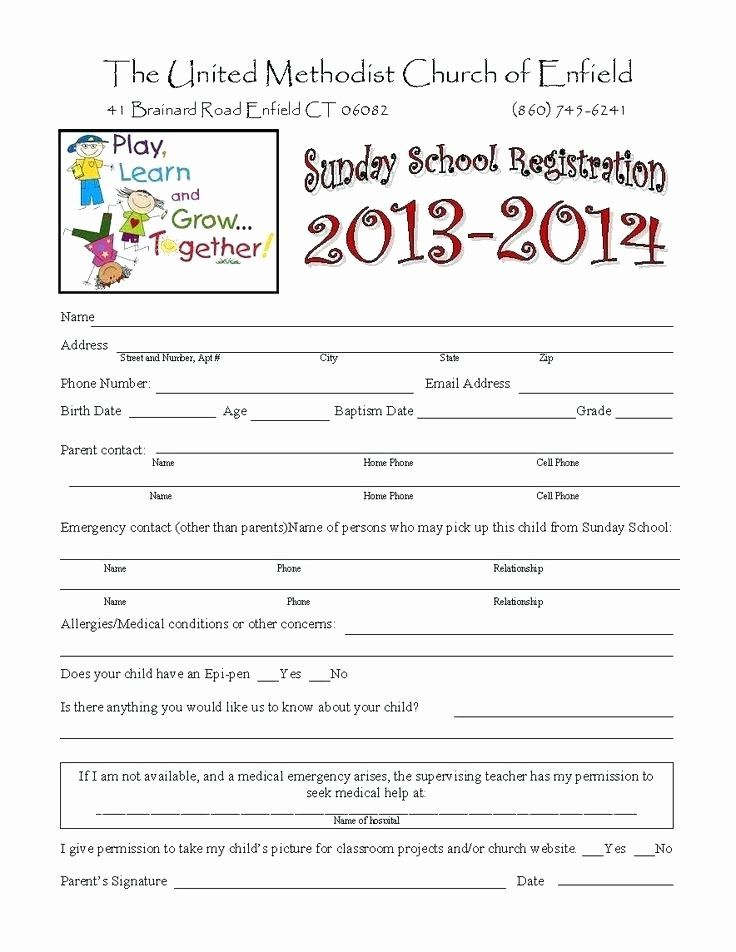 Primrose School Enrollment Form